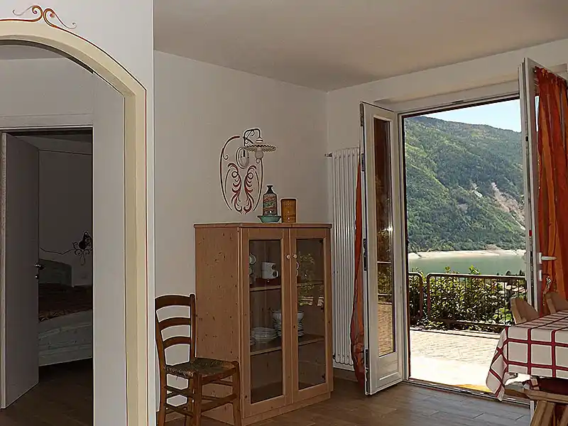 appartamento vista lago panorama sul Lago di Molveno